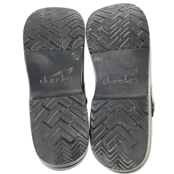 Dansko Women’s Pro Black Leather Occupational Nursing Clogs EU 38/US 7-7.5 - Picture 6 of 7